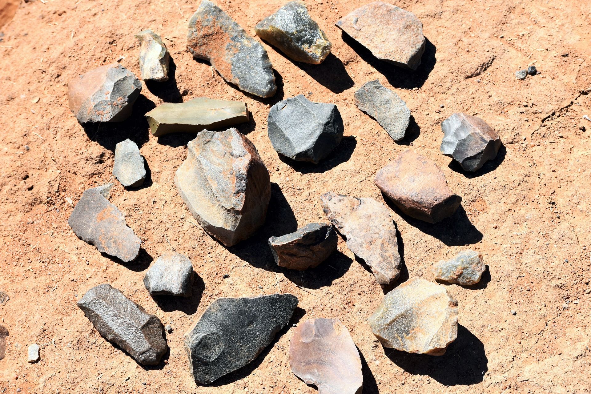 stone tools, early world history