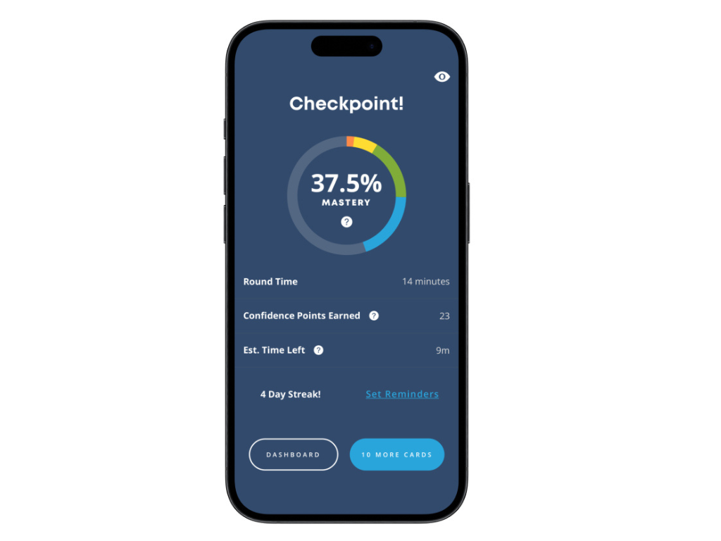 Brainscape's progress meter