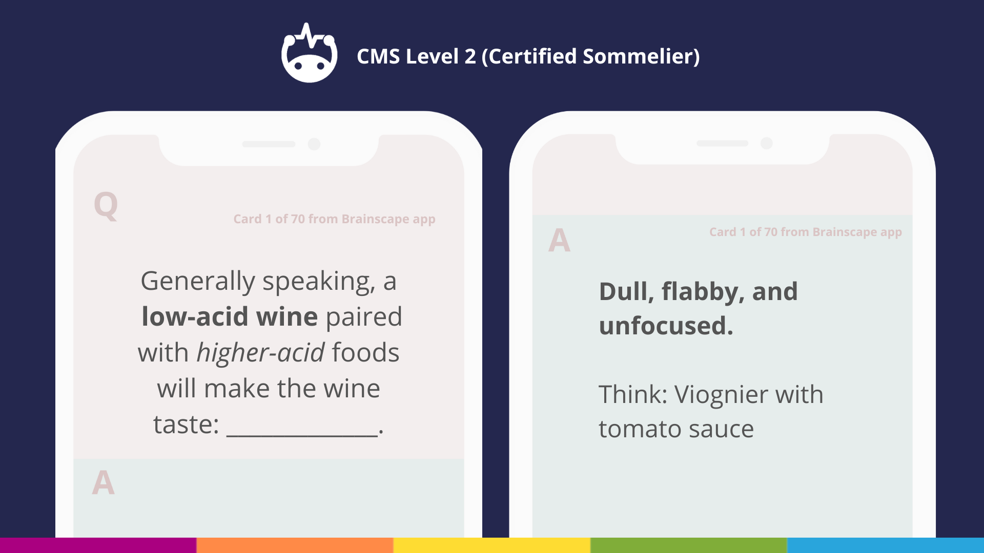 Brainscape Court of Master Sommeliers Level 2 Certified Sommelier flashcards