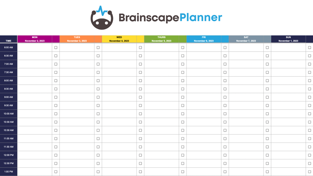 Brainscape's free study planners and exam countdown templates